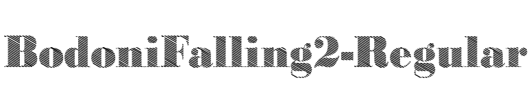 BodoniFalling2-Regular font preview
