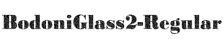 BodoniGlass2-Regular font preview