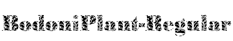 BodoniPlant-Regular font preview