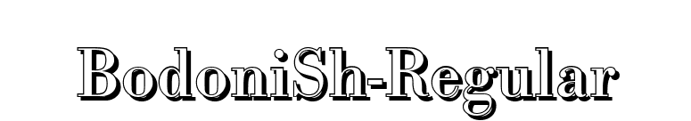 BodoniSh-Regular font preview