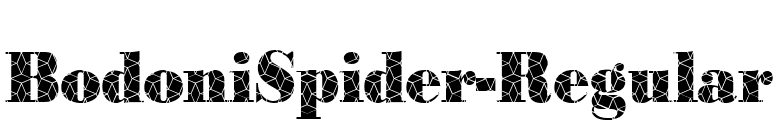 BodoniSpider-Regular font preview