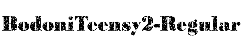 BodoniTeensy2-Regular font preview