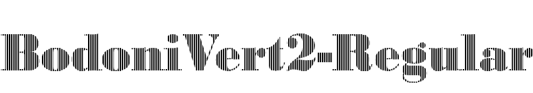 BodoniVert2-Regular font preview