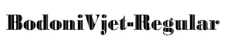 BodoniVjet-Regular font preview