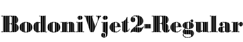 BodoniVjet2-Regular font preview