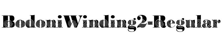 BodoniWinding2-Regular font preview