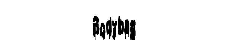 Bodybag font preview