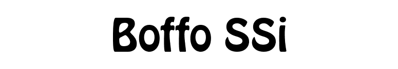 Boffo SSi font preview
