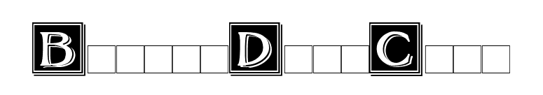 BoltonDropCaps font preview