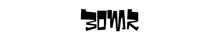 Bomr font preview