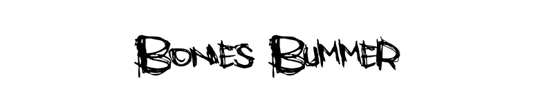 Bones Bummer font preview