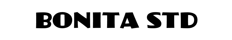 Bonita Std font preview