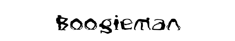 Boogieman font preview