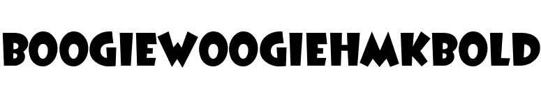 BoogieWoogieHmkBold font preview