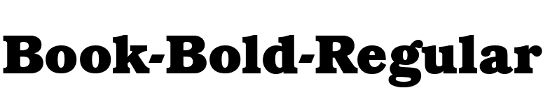 Book-Bold-Regular font preview