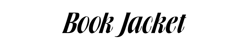 Book Jacket font preview