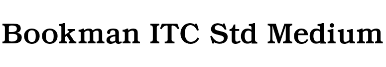 Bookman ITC Std Medium font preview
