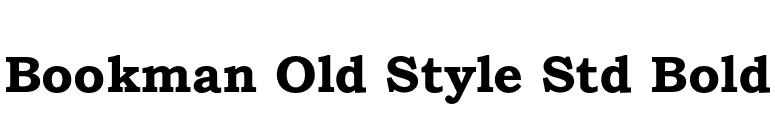 Bookman Old Style Std Bold font preview