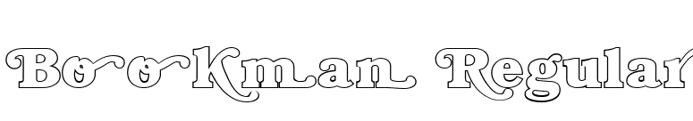 Bookman Regular font preview