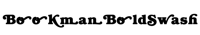 BookmanBoldSwash font preview