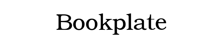 Bookplate font preview