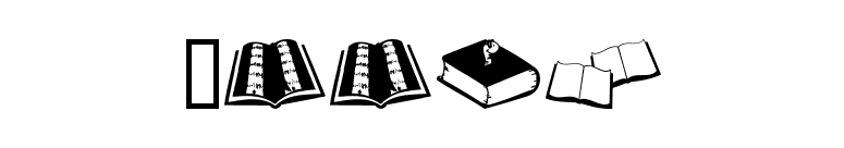 Books font preview