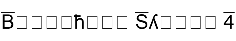 Bookshelf Symbol 4 font preview