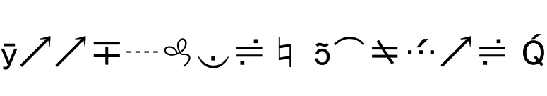 Bookshelf Symbol 7 font preview