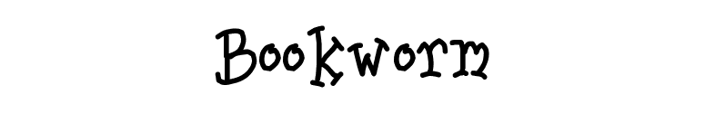 Bookworm font preview