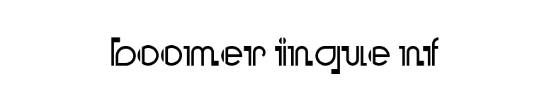 Boomer Ingue NF font preview