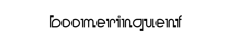 BooMeringueNF font preview