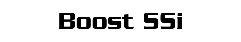 Boost SSi font preview
