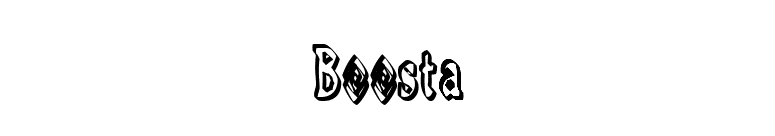 Boosta font preview