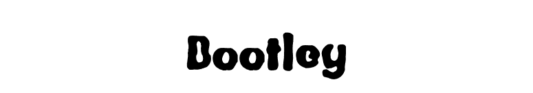 Bootleg font preview