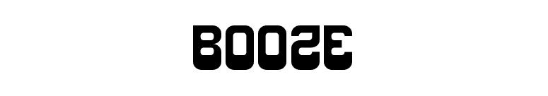 Booze font preview