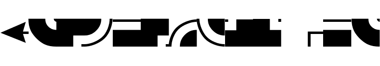 Borderbats Geo font preview