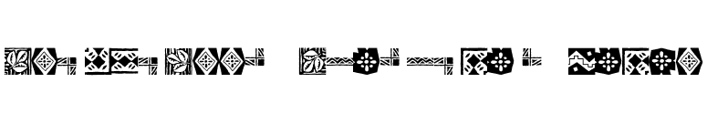 BorderFont Culturals Plain font preview