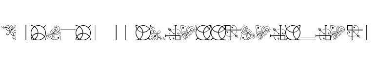 BorderfontClassicalsPlain font preview