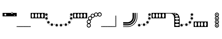 BorderMon Series 1 font preview