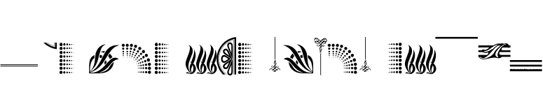 BordersOrnamentsP02 font preview