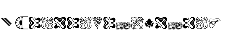 BordersOrnamentsP03 font preview
