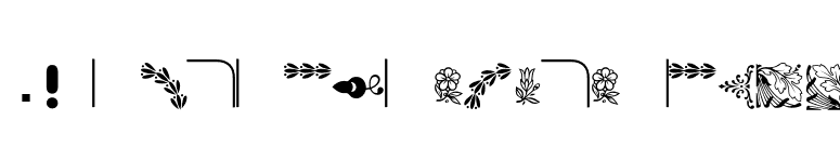 BordersOrnamentsP04 font preview