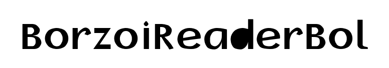 BorzoiReaderBol font preview