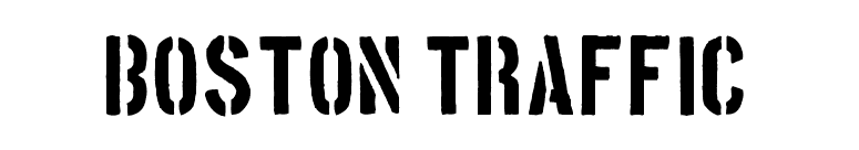 Boston Traffic font preview