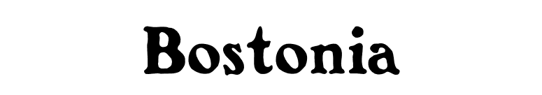 Bostonia font preview