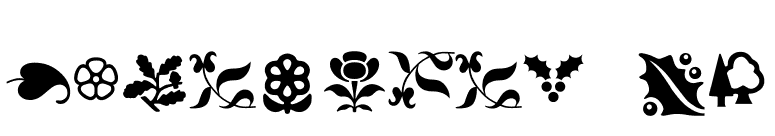 Botanical MT font preview