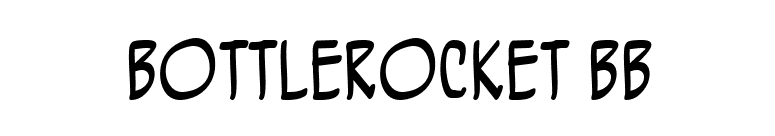 BottleRocket BB font preview