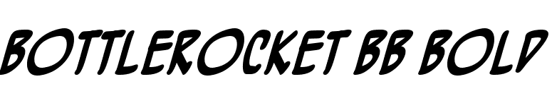 BottleRocket BB Bold font preview