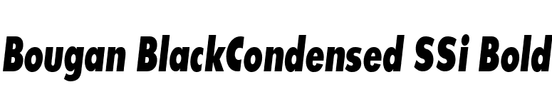 Bougan BlackCondensed SSi Bold font preview