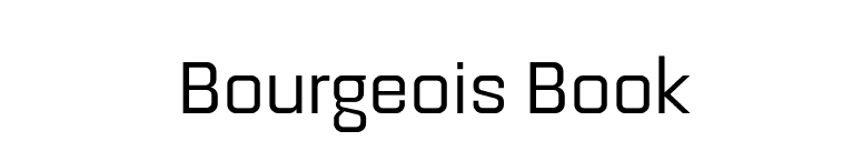 Bourgeois Book font preview